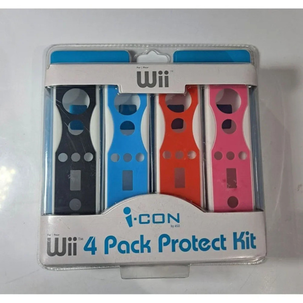 New  Wii I-Con‎ 4 Pack Protect Kit